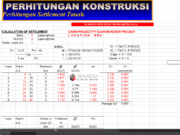 Perhitungan Settlement Tanah