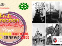Metode Erection Konstruksi Baja – Atap Rangka Pipa Lengkung & Kanopi