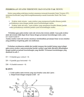 PERBEDAAN STATIS TERTENTU DAN STATIS TAK TENTU
