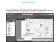 TUTORIAL AUTOCAD – PLAN AND PROFILE VIEW MENGGUNAKAN ETIKET ATAU KOP