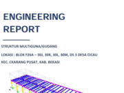 Analisa Struktur Gudang