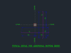 Gambar Detail Struktur dan Arsitektur_ADDITIONAL BOTTOM REINF