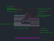 Gambar Detail Struktur dan Arsitektur_ASPHALT- PAVED PARKING TO BLOCK PAVING