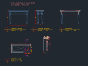 Gambar Detail Struktur dan Arsitektur_Gambar Interior Pusat Mode