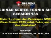 Divisi 1 : Umum dan Penerapan SMKK Spesifikasi Umum 2025 untuk Pekerjaan Jalan dan Jembatan