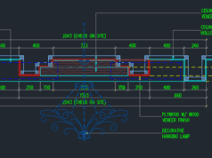 Gambar Detail Struktur dan Arsitektur_Gambar Interior Ceiling Detail Dining Room