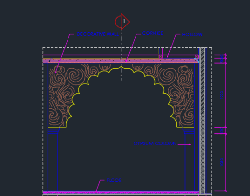 Gambar Detail Struktur dan Arsitektur_Gambar Interior Detail konstruksi