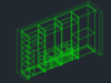 Gambar Detail Struktur dan Arsitektur_Gambar Interior 3d Lemari