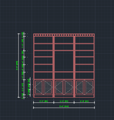 Gambar Detail Struktur dan Arsitektur_Gambar Interior Lemari 6