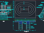 Gambar Detail Struktur dan Arsitektur_Gambar Jembatan PNPM Baja IWF DWG AutoCAD