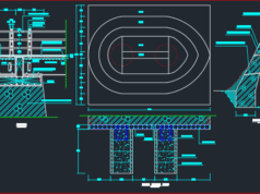 Gambar Detail Struktur dan Arsitektur_Gambar Jembatan PNPM Baja IWF DWG AutoCAD