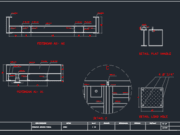 Gambar Detail Struktur dan Arsitektur_Gambar Jembatan Timbang Format DWG AutoCAD
