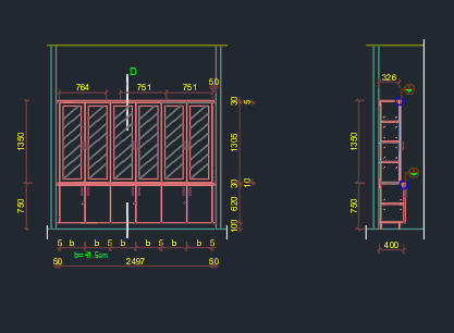 Gambar Detail Struktur dan Arsitektur_Gambar Interior Lemari Apoteker