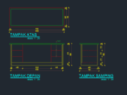 Gambar Detail Struktur dan Arsitektur_Gambar Interior MEJA 3