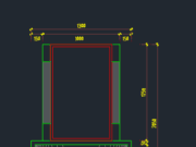 Gambar Detail Struktur dan Arsitektur_Gambar Interior MEJA RIAS