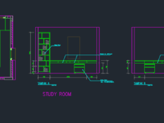 Gambar Detail Struktur dan Arsitektur_Gambar Interior STUDY ROOM