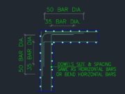 Gambar Detail Struktur dan Arsitektur_WALL CORNER