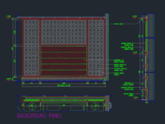 Gambar Detail Struktur dan Arsitektur_Gambar Interior Baground Panel