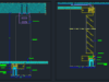 Gambar Detail Struktur dan Arsitektur_Detail Dinding Kaca DWG AutoCAD