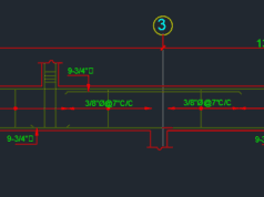 Gambar Detail Struktur dan Arsitektur_Gambar Detail Elevasi Balok Lantai Dasar DWG AutoCAD