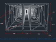 Gambar Detail Struktur dan Arsitektur_Detail Jembatan Baja untuk Pipa dan Model 3D DWG AutoCAD