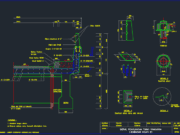 Gambar Detail Struktur dan Arsitektur_Detail Penulangan Tiang Sandaran (Jembatan Kelas B) DWG AutoCAD