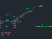 Gambar Detail Struktur dan Arsitektur_Gambar Jembatan Desa Tipe 3 DWG AutoCAD