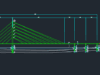 Gambar Detail Struktur dan Arsitektur_Gambar Jembatan Kabel Pancang DWG AutoCAD