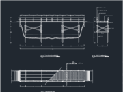 Gambar Detail Struktur dan Arsitektur_Gambar Jembatan Ulin Bentang 12 Meter DWG AutoCAD