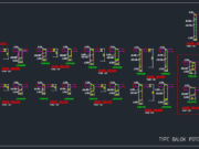 Gambar Detail Struktur dan Arsitektur_Gambar Type Balok Potongan DWG AutoCAD