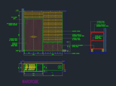 Gambar Detail Struktur dan Arsitektur_Gambar Interior Wardrobe
